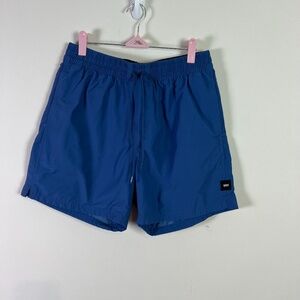 Vans Men’s Blue Relaxed Fit Drawstring Shorts Size Medium